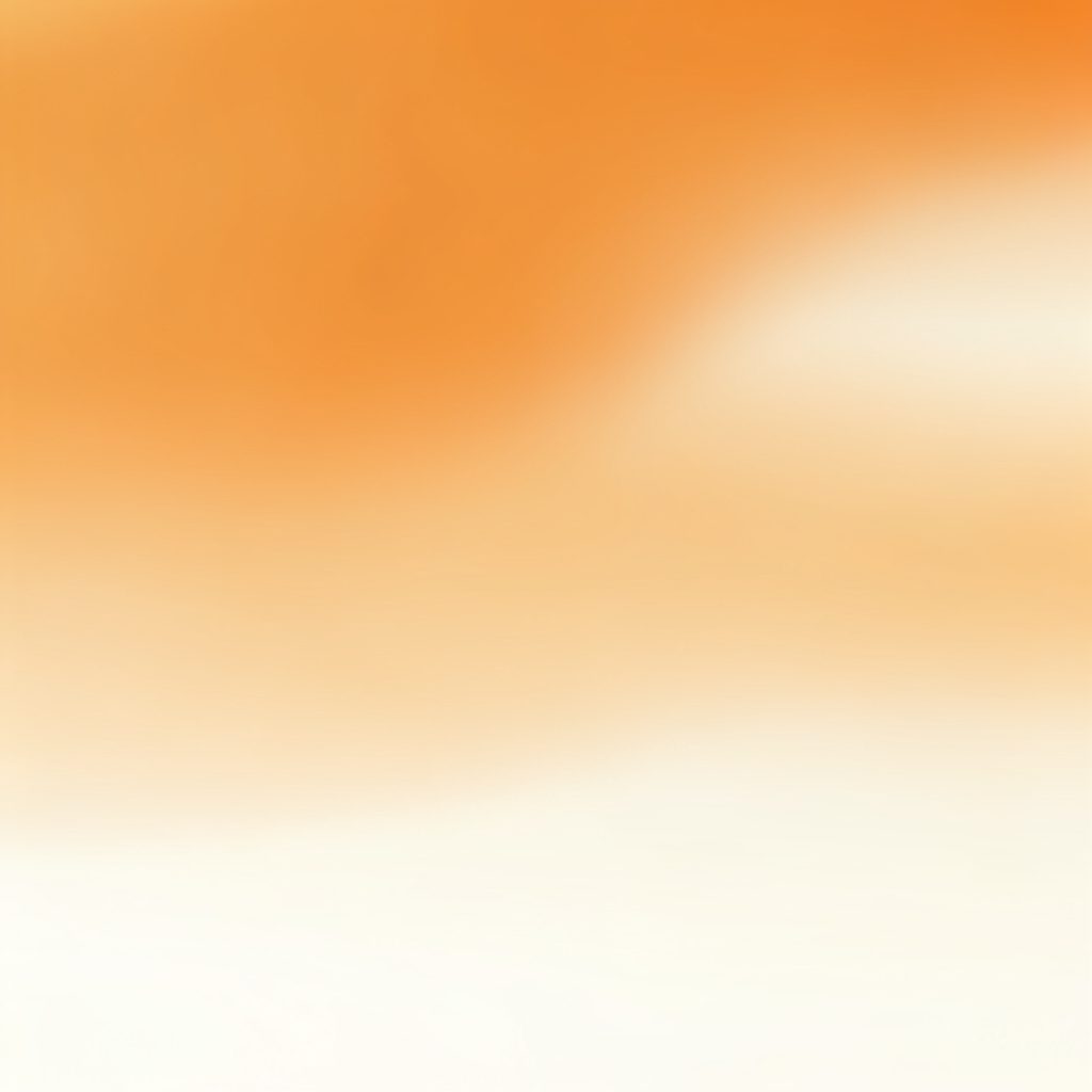 A warm amber and cream abstract gradient composition with gentle horizontal transitions, no figures or objects